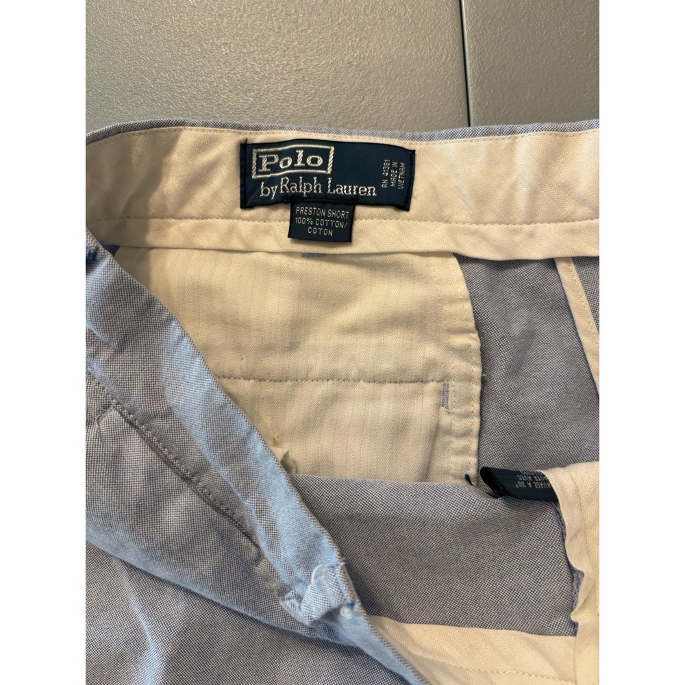 Polo Ralph Lauren Men's Sz 38 Preston Shorts Blue - Picture 3 of 7
